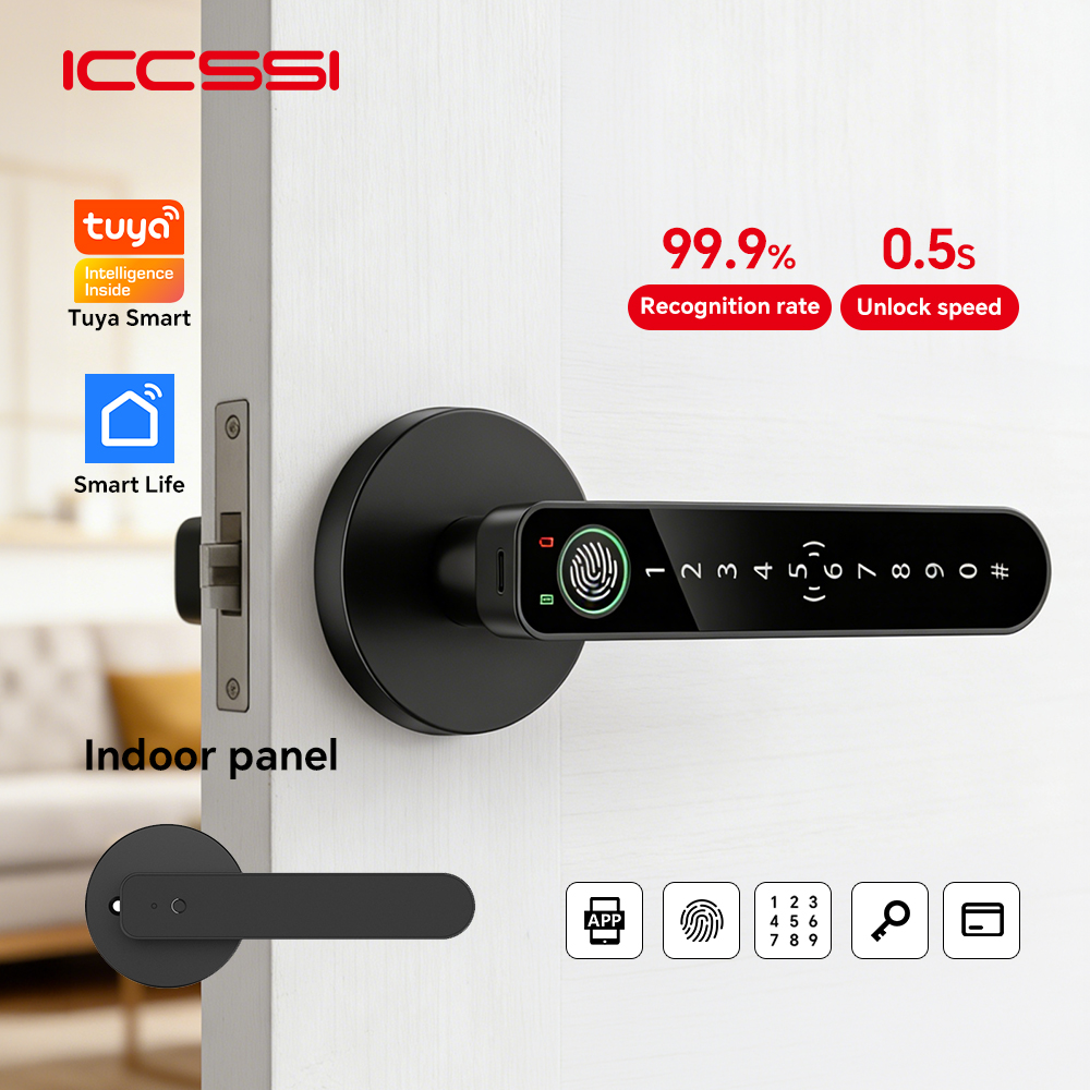 Home Security Keypad - ICCSSI Tuya Bluetooth Smart Door Lock