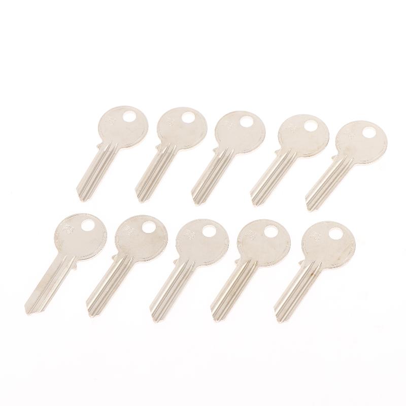 Home Security Doors - 10Pcs F3 Double Slot Key Blanks