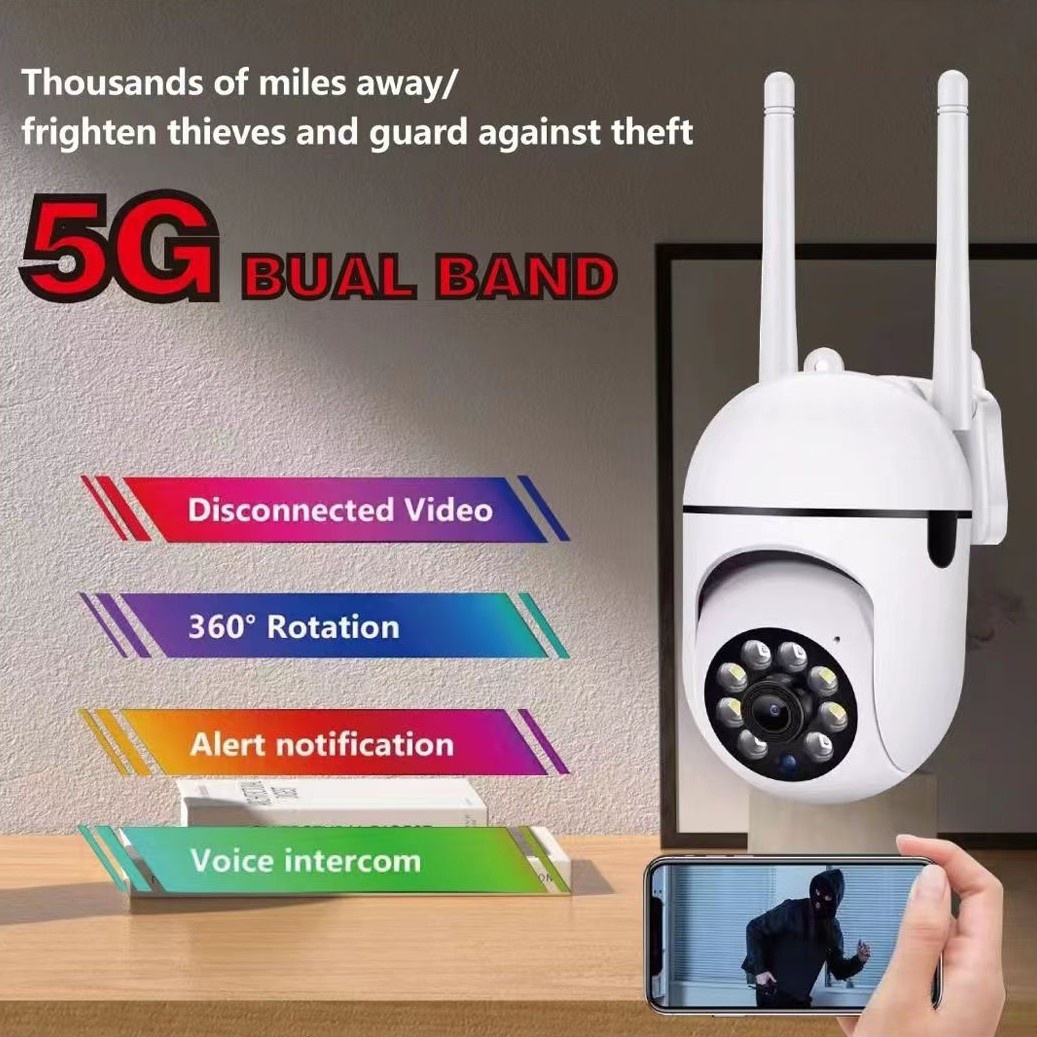 Home Security Kamera - Smart 5G IP Camera 1080P HD