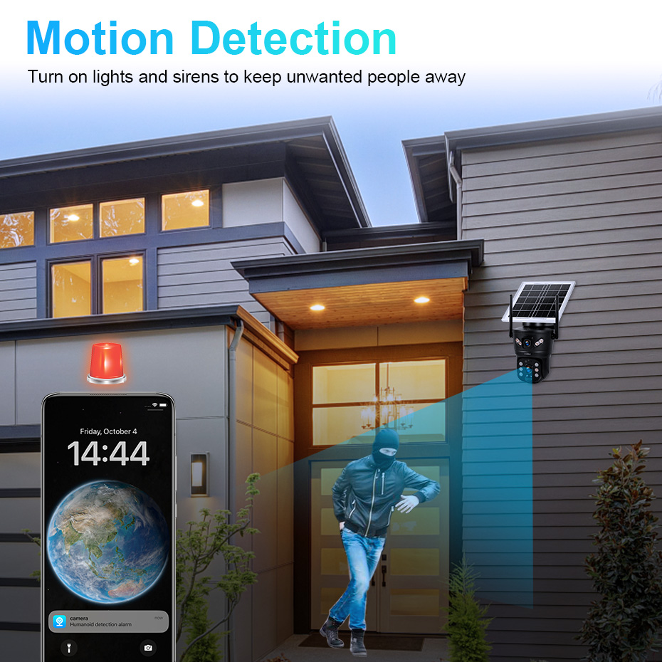 KERUI 6MP 4G SIM WiFi Solar Ca - огляд і ціна Home Security Outdoor Cameras