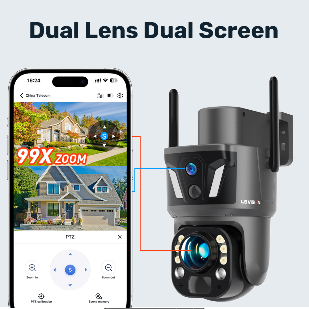 LS VISION 4K 8MP Outdoor Home  - огляд і ціна Home Security Kamera