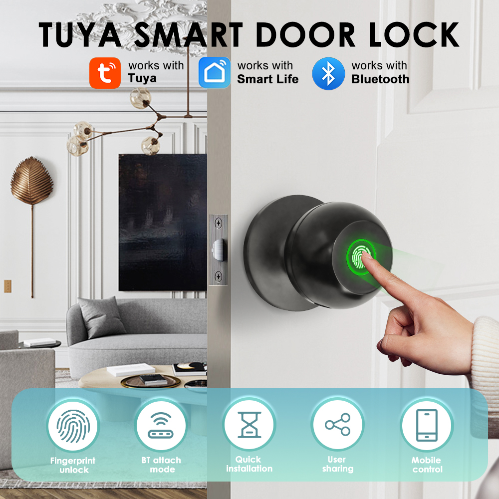 Tuya Electronic Door Lock Smar - огляд і ціна Home Security Keypad