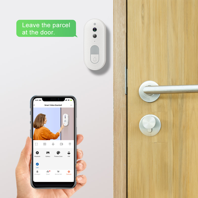 Tuya Smart Video Doorbell Wire - огляд і ціна Home Security No Wifi Needed