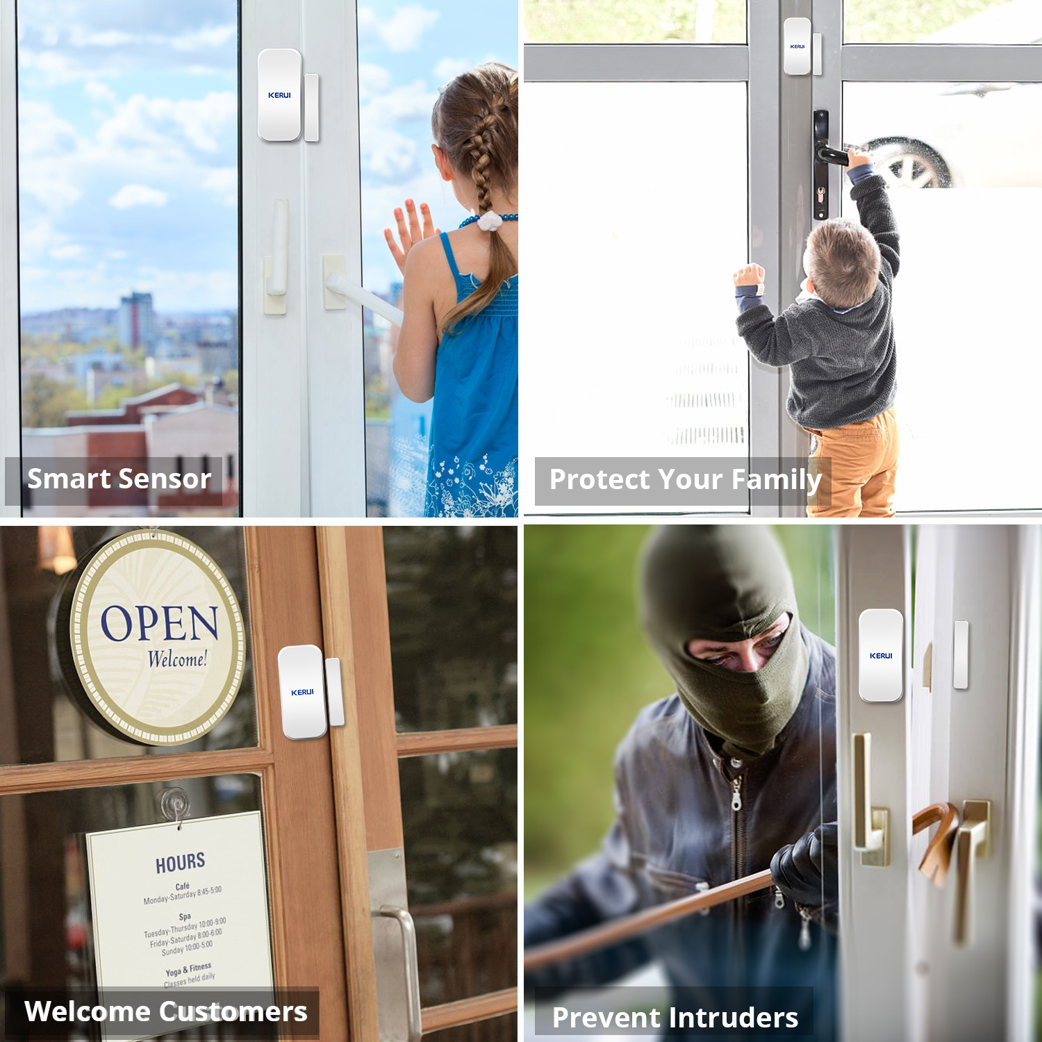 KERUI D035 433MHz Wireless Win - огляд і ціна Home Security Business