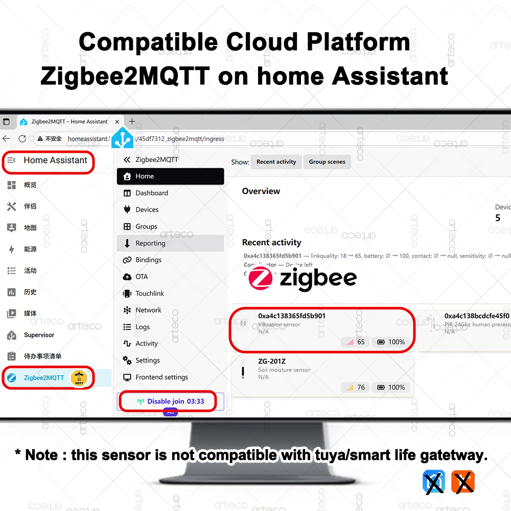 Smart ZigBee 3.0 Vibration Sen - огляд і ціна Home Security Business