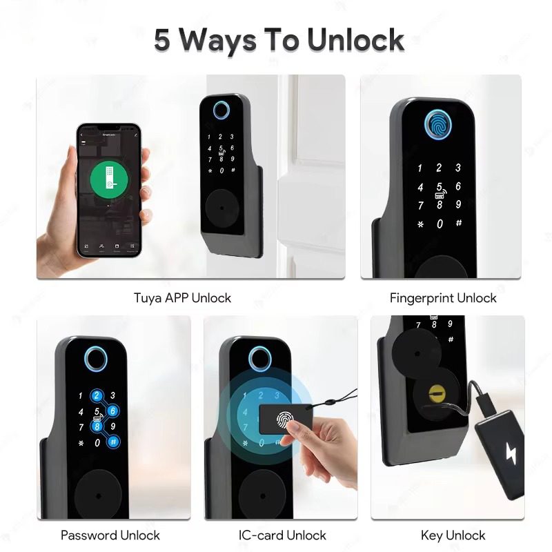 Waterproof Fingerprint Lock Tu - огляд і ціна Home Security Keypad