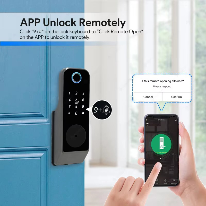 Waterproof Fingerprint Lock Tu - огляд і ціна Home Security Keypad