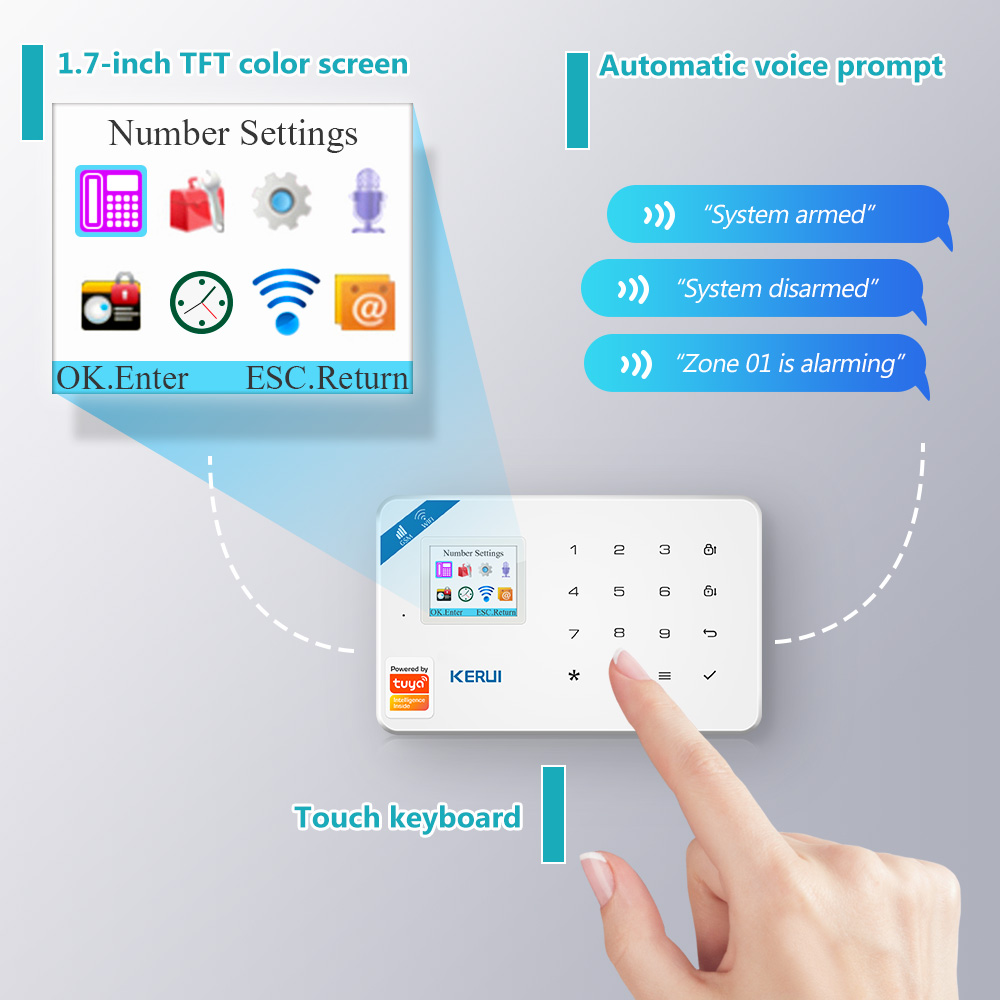 KERUI W181 Alarm System Secutr - огляд і ціна Home Security Kamera
