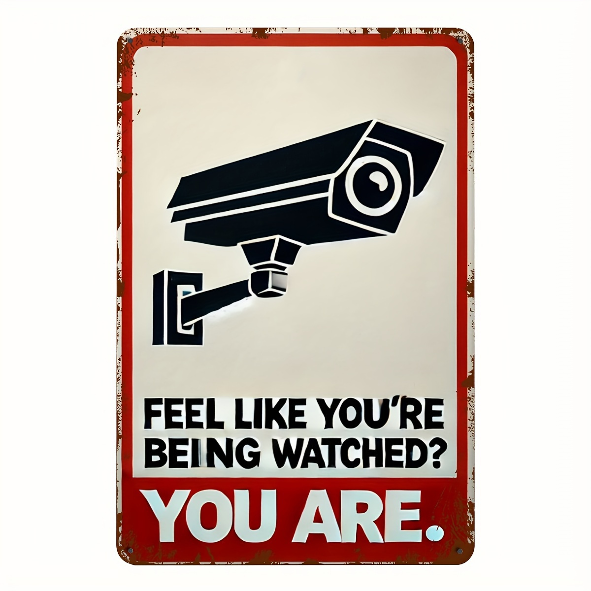 Funny Security Camera Warning  - огляд і ціна Home Security With Camera