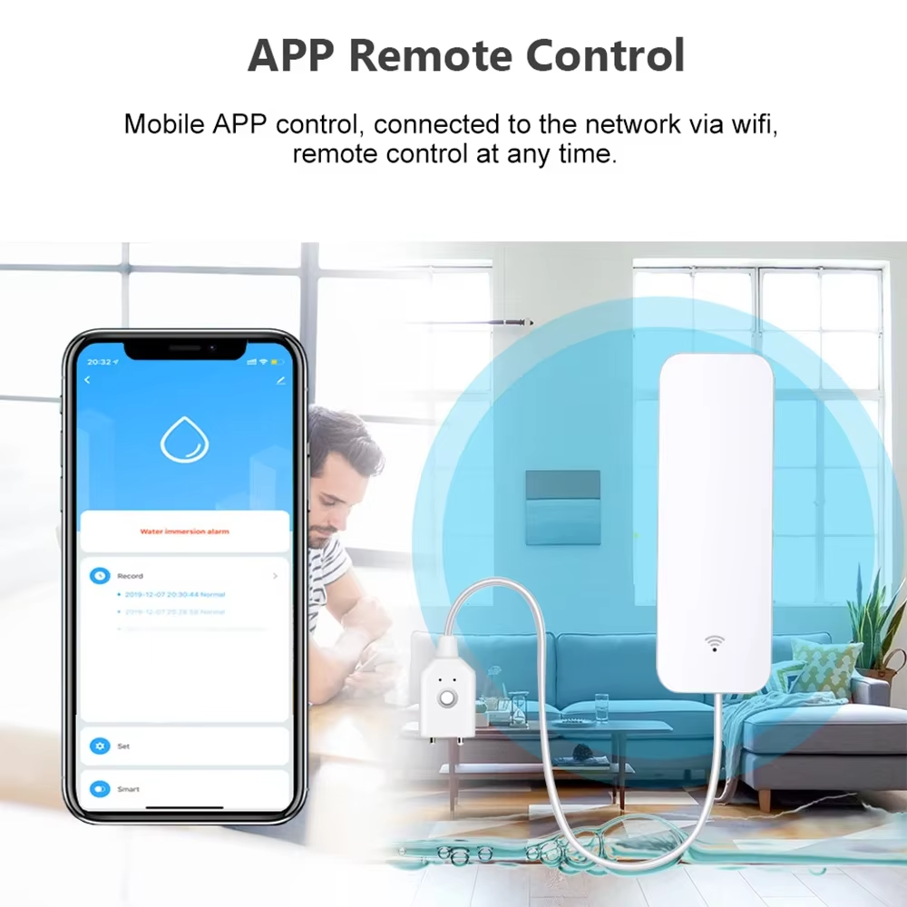 ZigBee WiFi Water Leak Sensor  - огляд і ціна Home Security Business