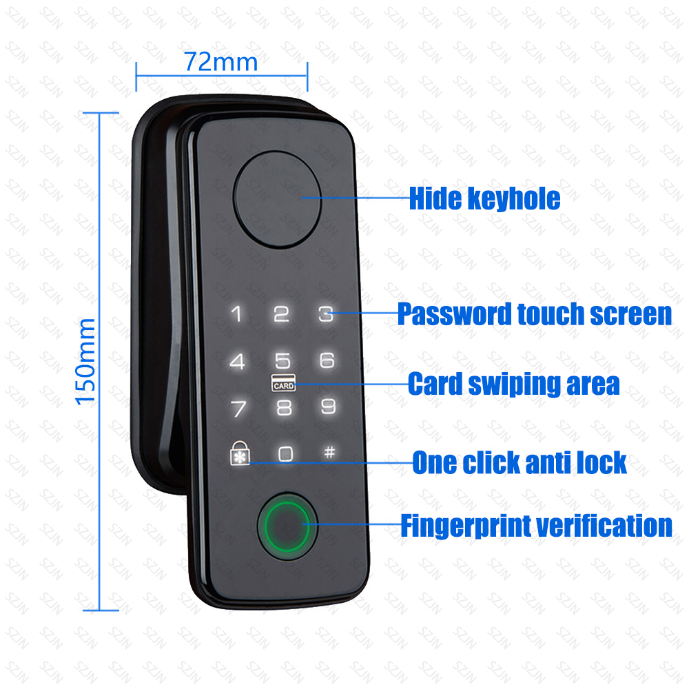 TTLock Auto Smart Fingerprint  - огляд і ціна Home Security Keypad