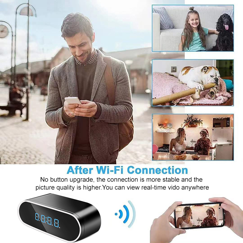 Full HD 1080P Alarm Clock Mini - огляд і ціна Home Security Kamera