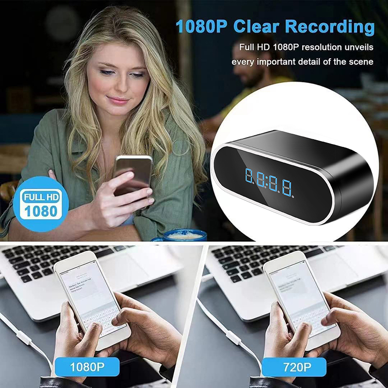 Full HD 1080P Alarm Clock Mini - огляд і ціна Home Security Kamera