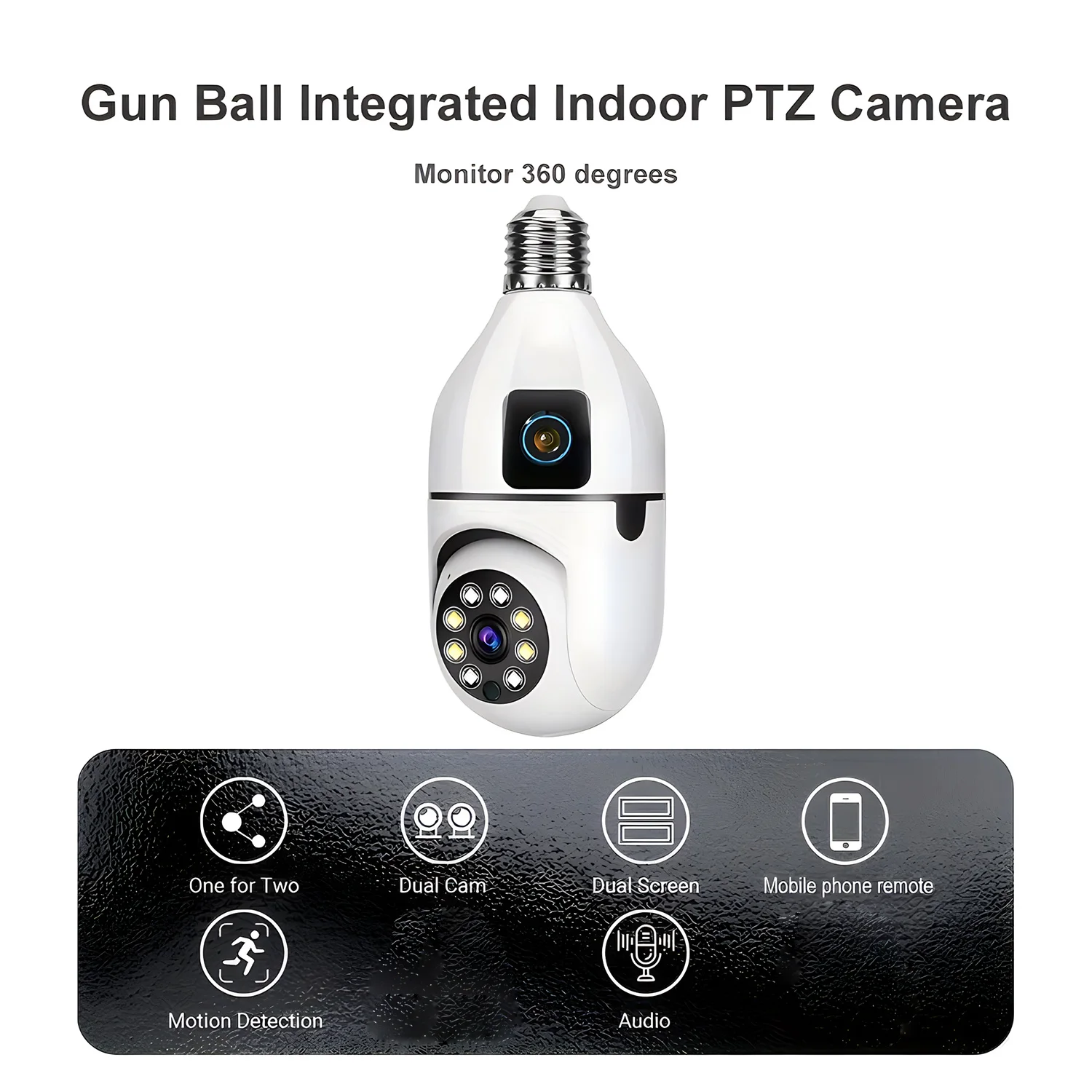 2MP E27 Bulb Surveillance Dual - огляд і ціна Home Security Kamera