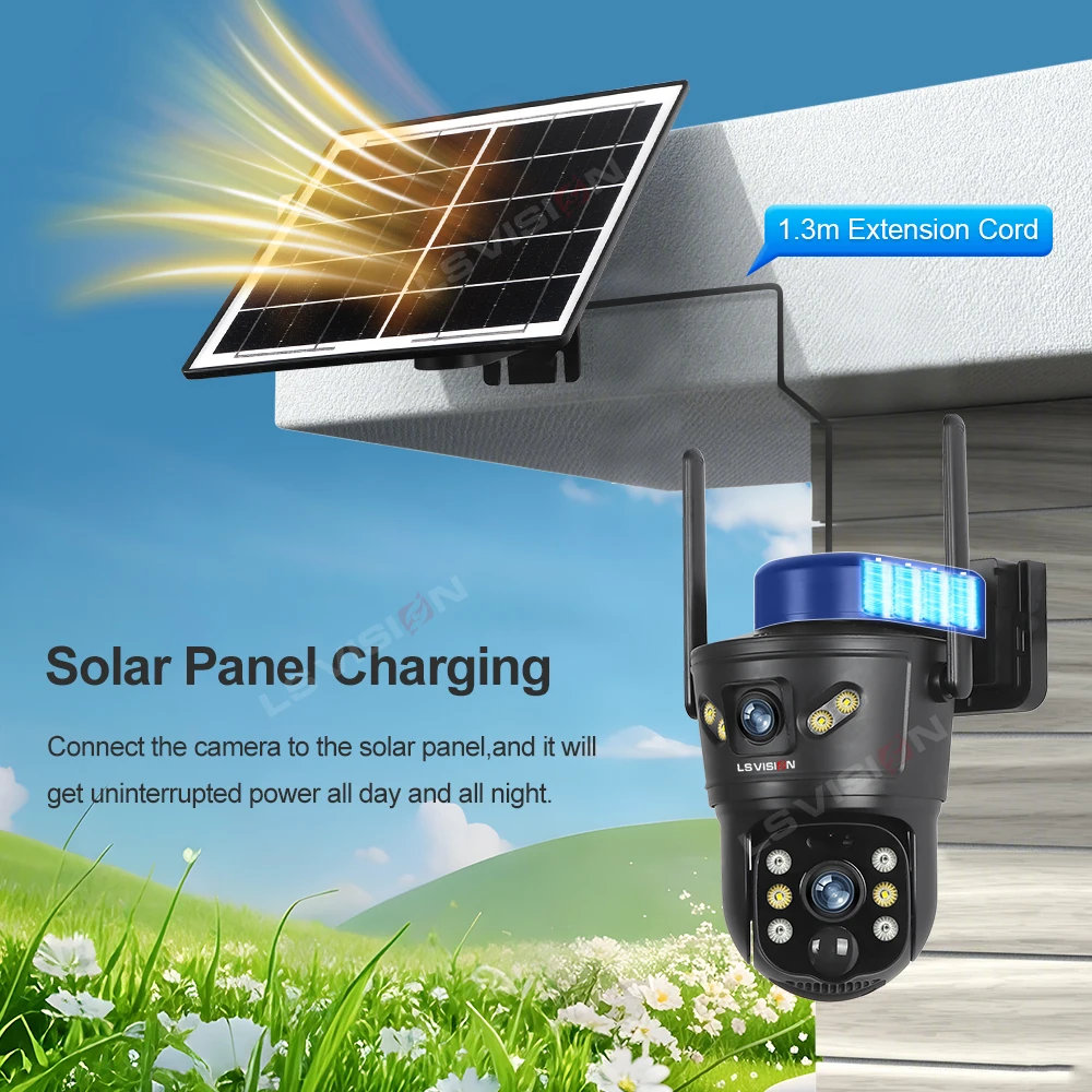 LS VISION 8MP 4G Solar Camera  - огляд і ціна Home Security With Camera