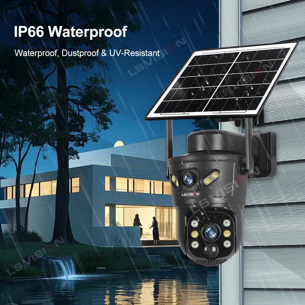LS VISION 8MP 4G Solar Camera  - огляд і ціна Home Security With Camera