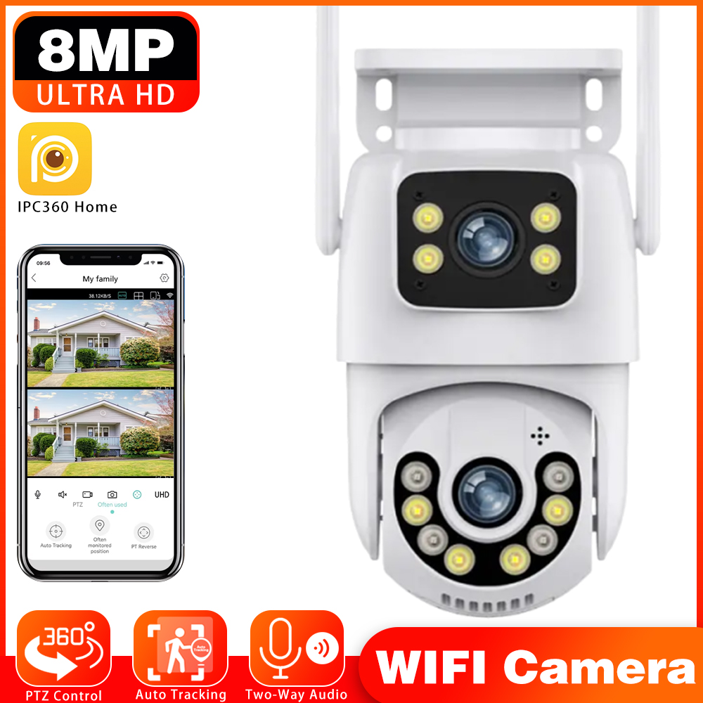 8MP IPC360 Home WIFI IP Camera - огляд і ціна Home Security Kamera