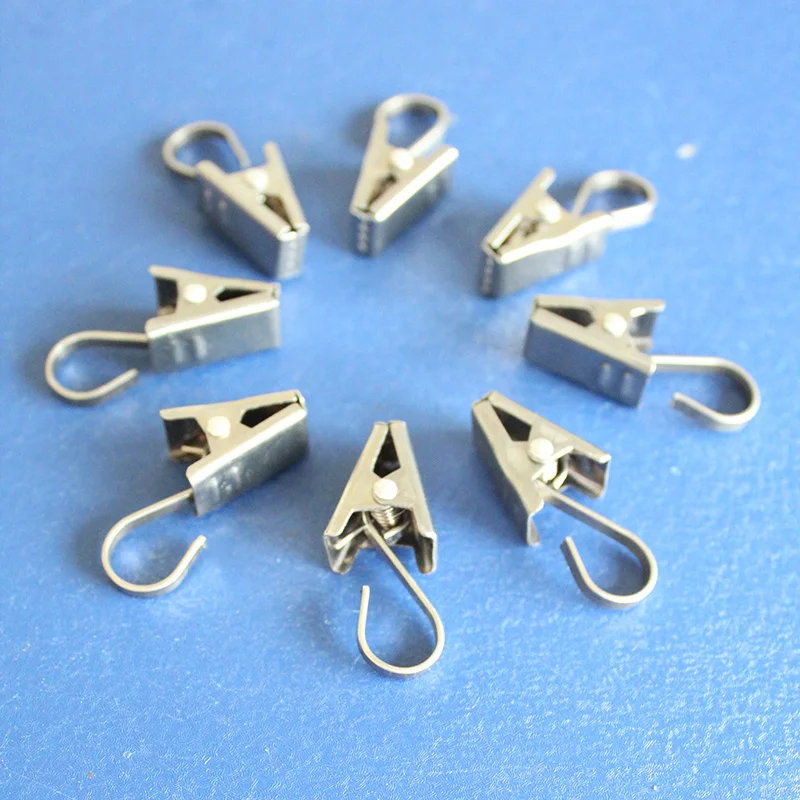10 Units Curtain Clips Metal c - огляд і ціна Home Security Units