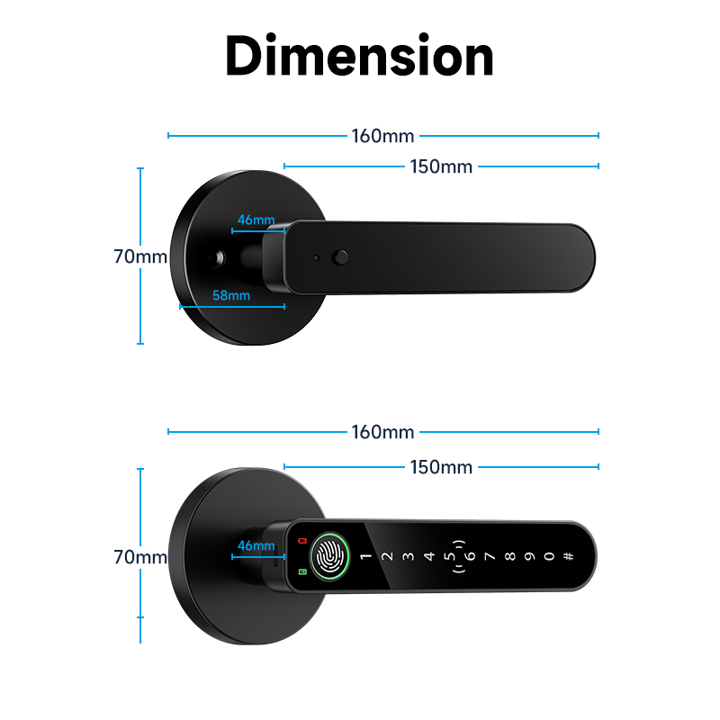 ICCSSI Tuya Bluetooth Smart Do - огляд і ціна Home Security Keypad