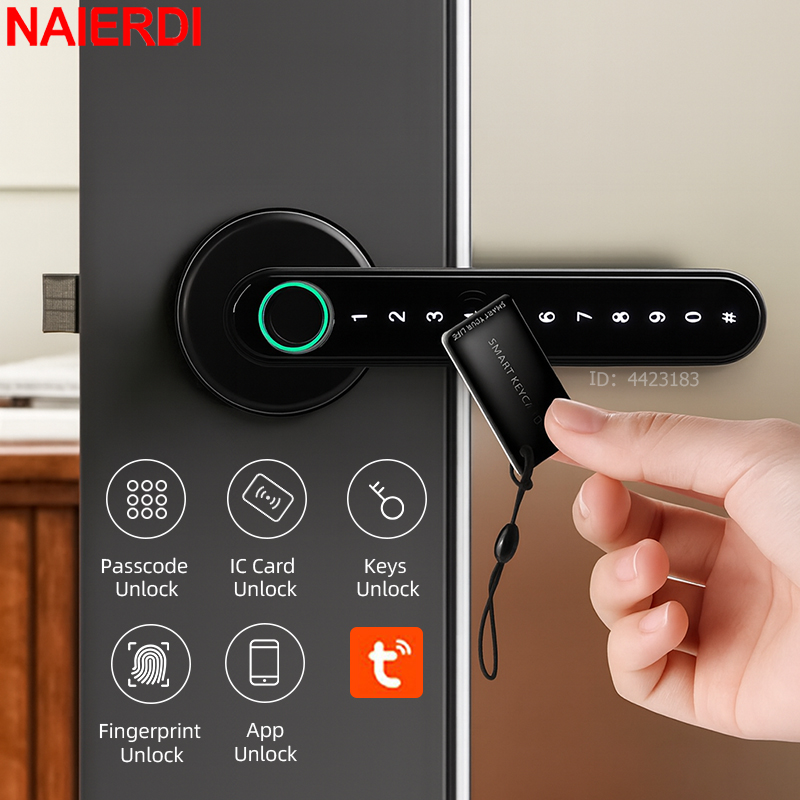NAIERDI Smart Fingerprint Door - огляд і ціна Home Security Keypad