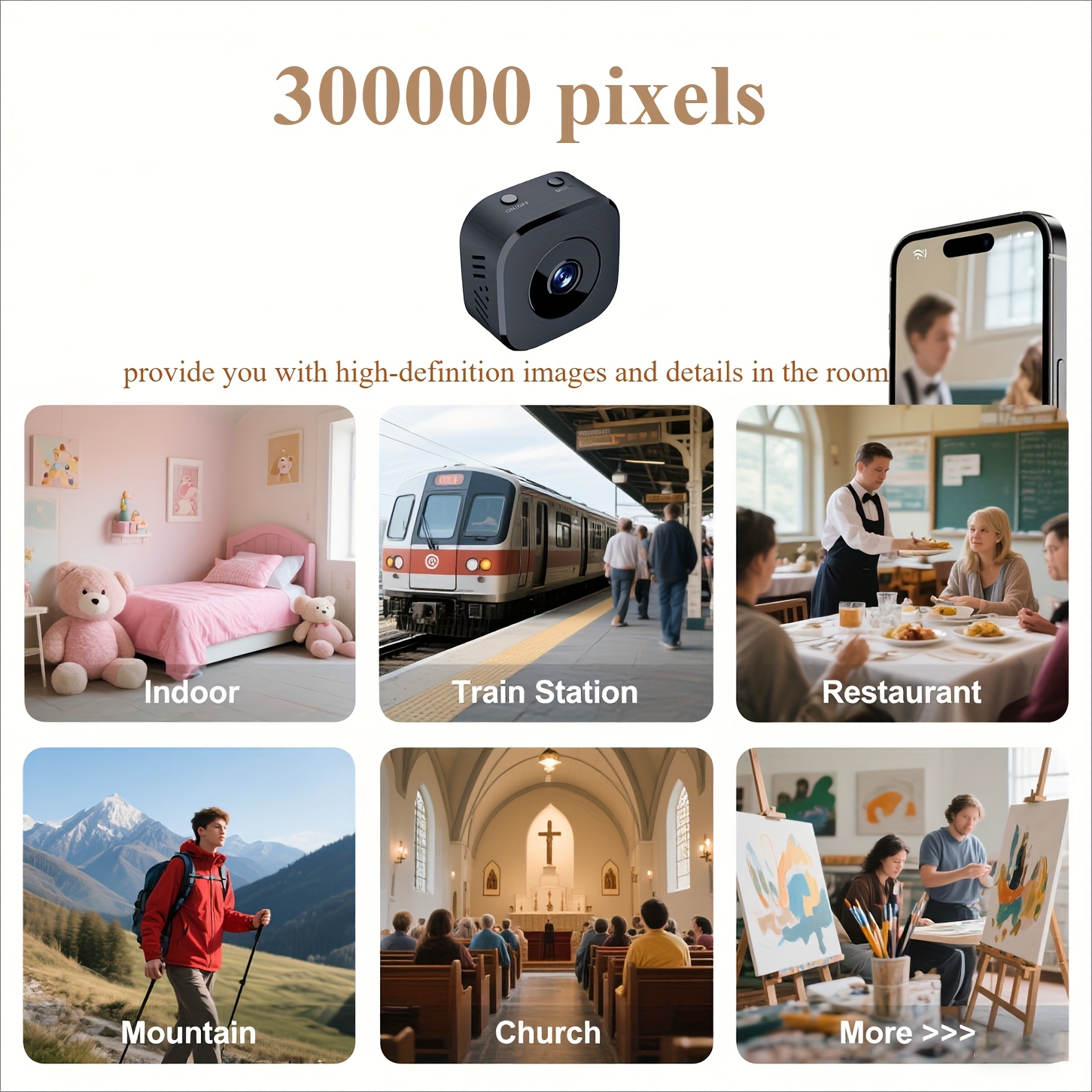 1080P HD Mini WiFi Camera Indo - огляд і ціна Home Security With Camera