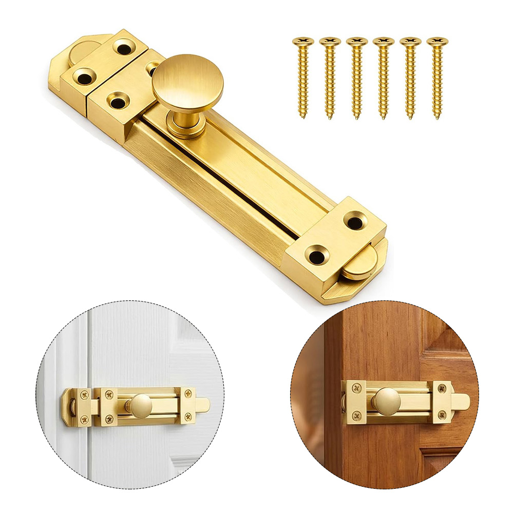 5 Inch Solid Brass Sliding Doo - огляд і ціна Home Security Doors