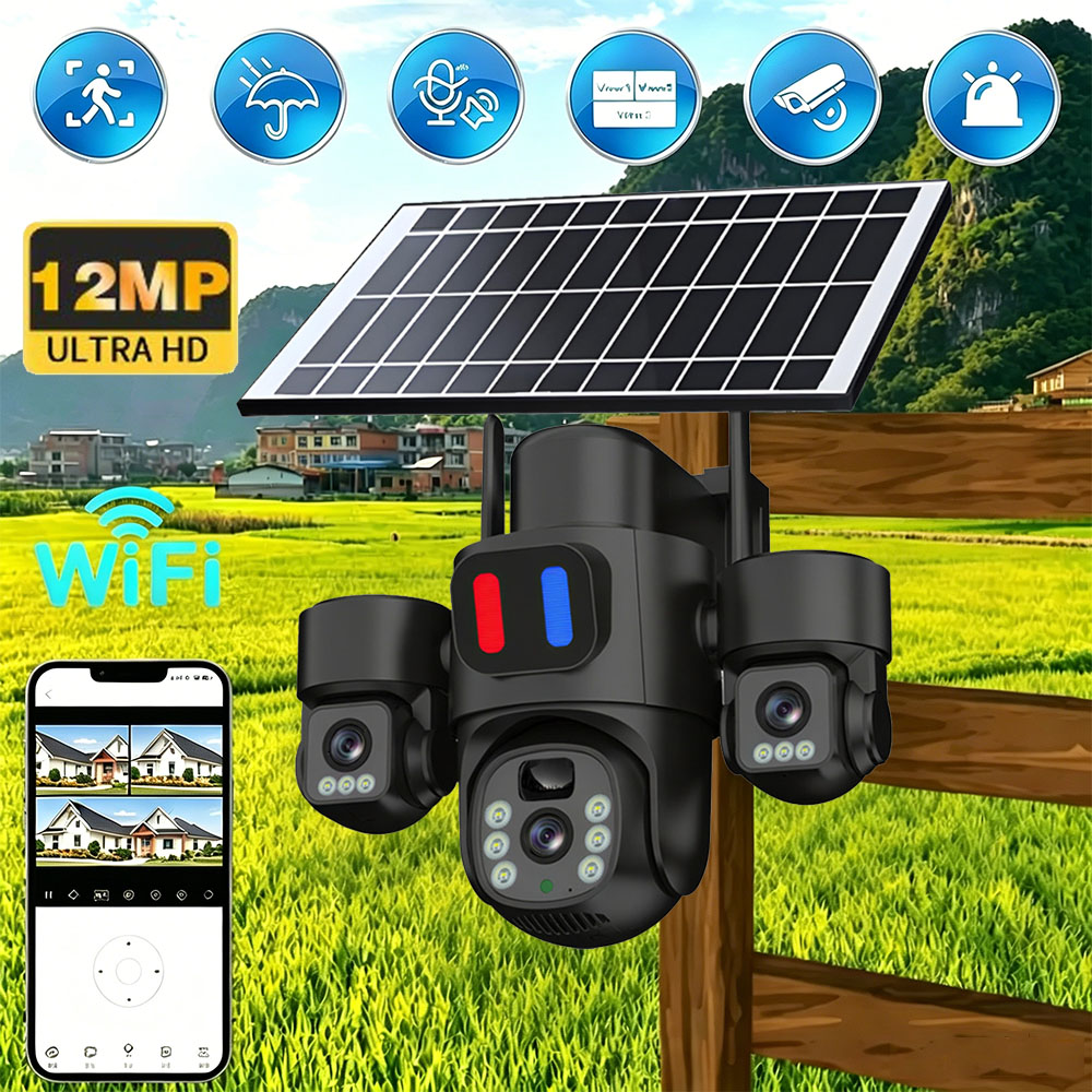 Solar WiFi PTZ Camera Outdoor  - огляд і ціна Home Security Outdoor Cameras