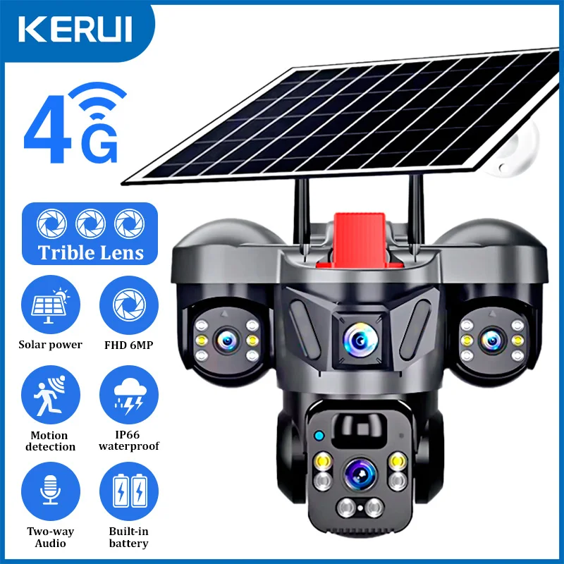 KERUI V380 Pro Outdoor PTZ 6MP - огляд і ціна Home Security No Wifi Needed