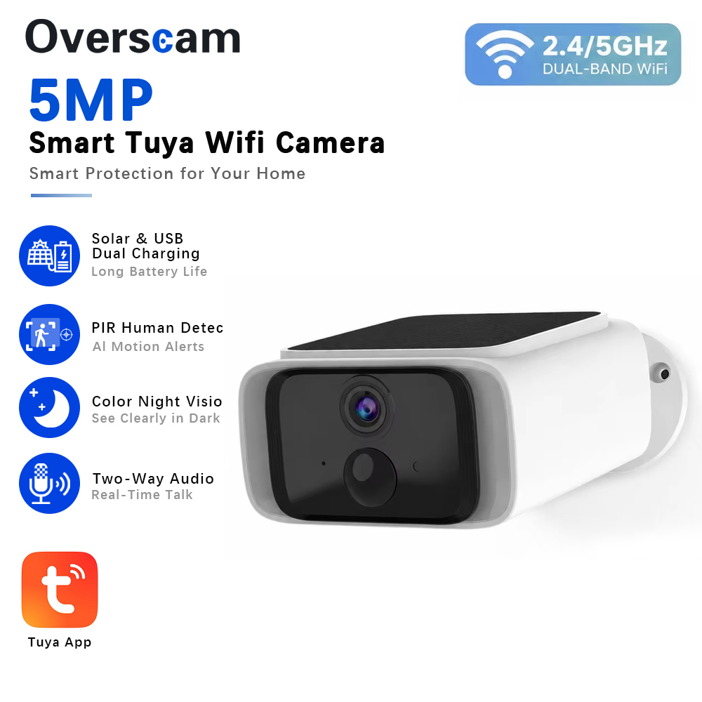 Tuya 5MP Solar Security Camera - огляд і ціна Home Security Business