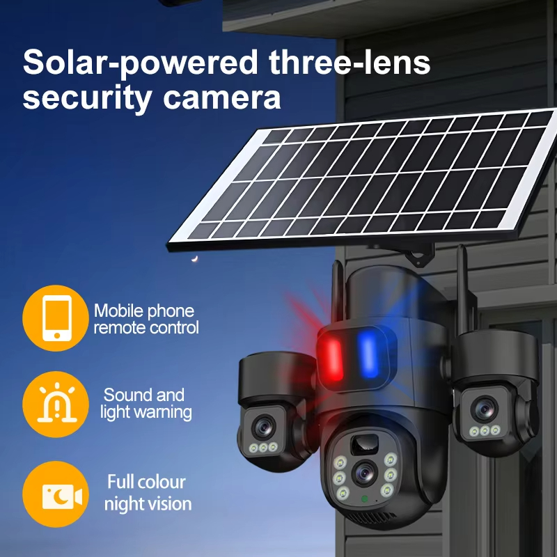 WIFI Solar PTZ Camera Outdoor  - огляд і ціна Home Security With Camera