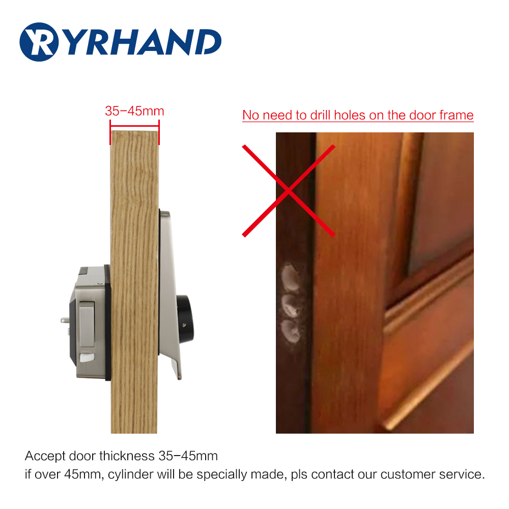 Waterproof Smart door rim lock - огляд і ціна Home Security Keypad