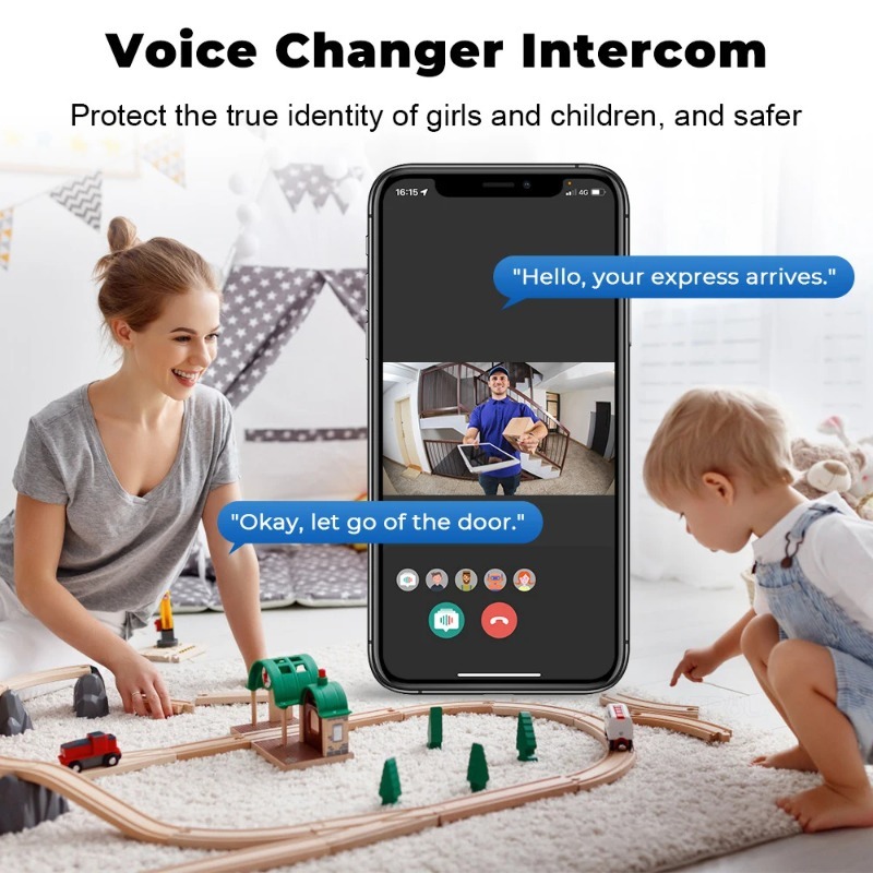 smart home wifi doorbell hd ca - огляд і ціна Home Security Kamera