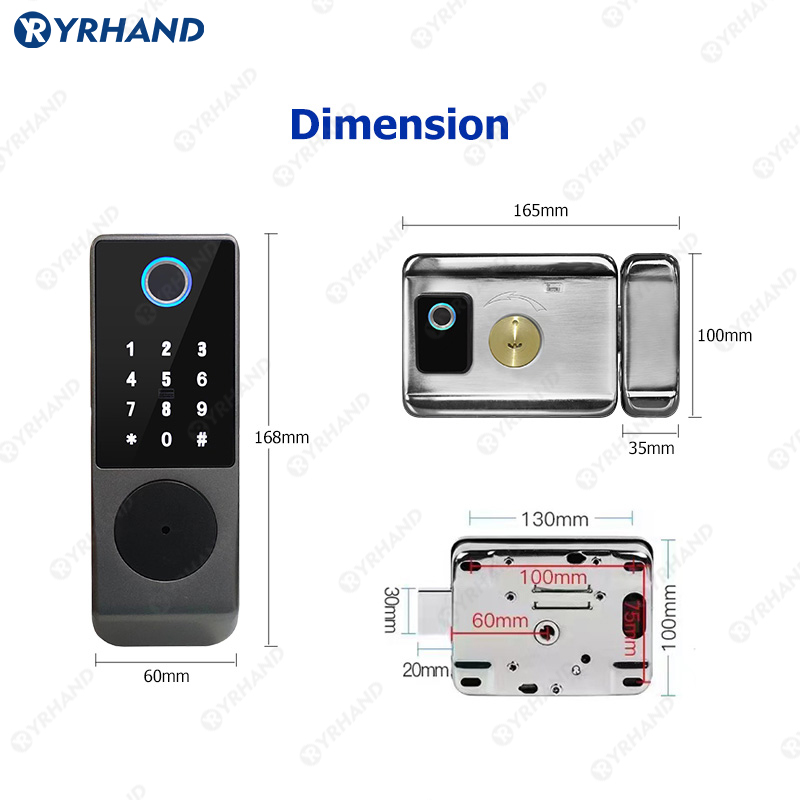 Tuya Smart lock Waterproof Wif - огляд і ціна Home Security Keypad