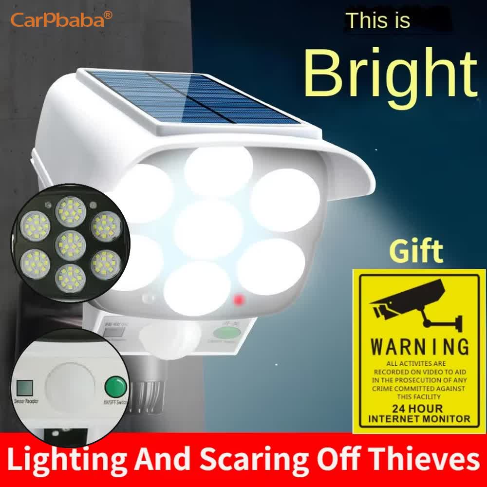 Outdoor Solar Light Motion Sen - огляд і ціна Home Security Outdoor Cameras