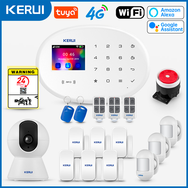 KERUI W204 4G GSM WIFI Alarm S - огляд і ціна Home Security Doors
